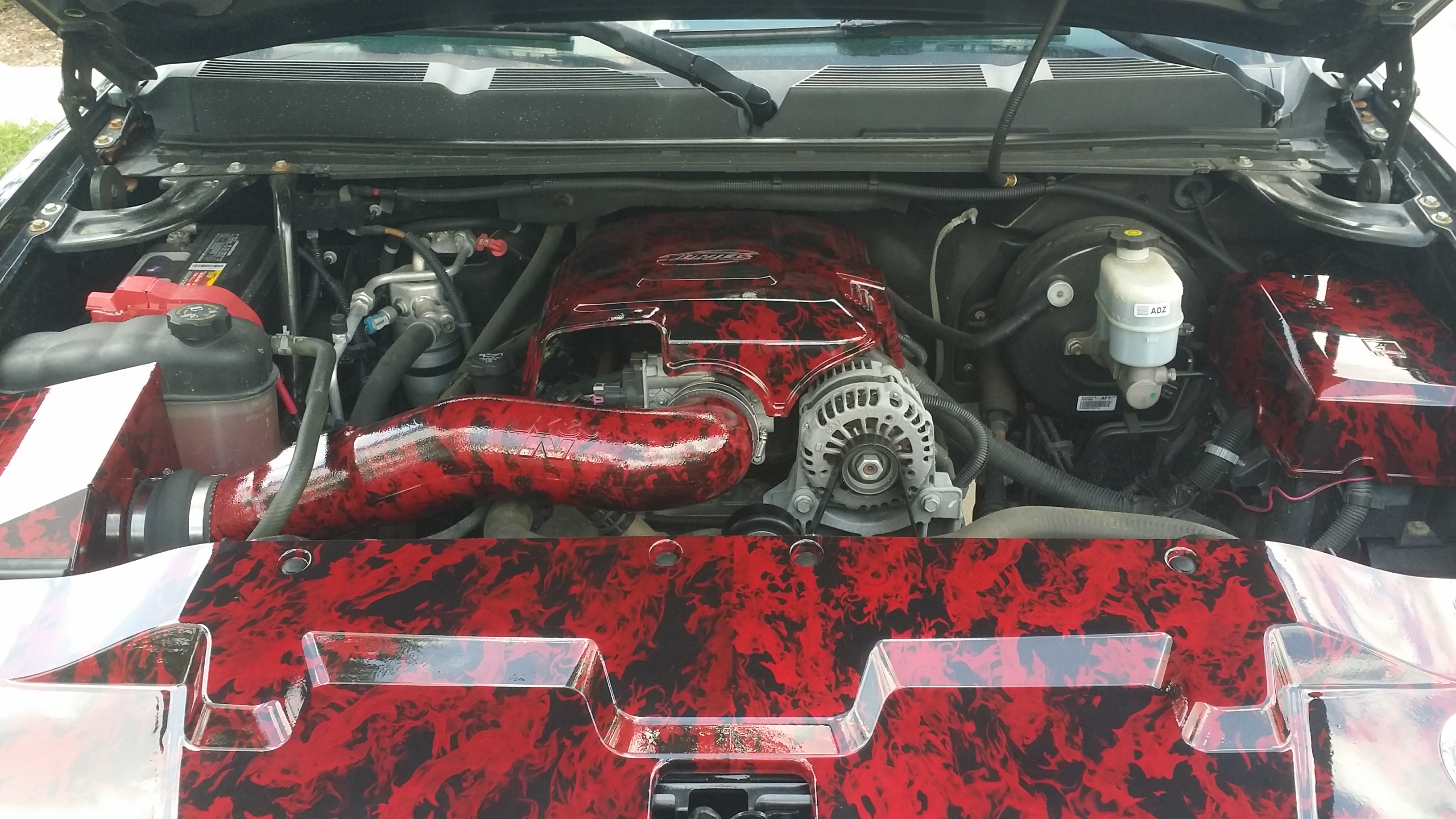 second picture of all the hydro dipped parts