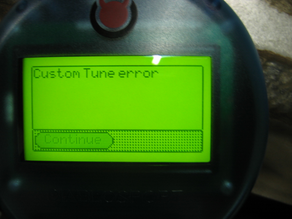 after hitting continue