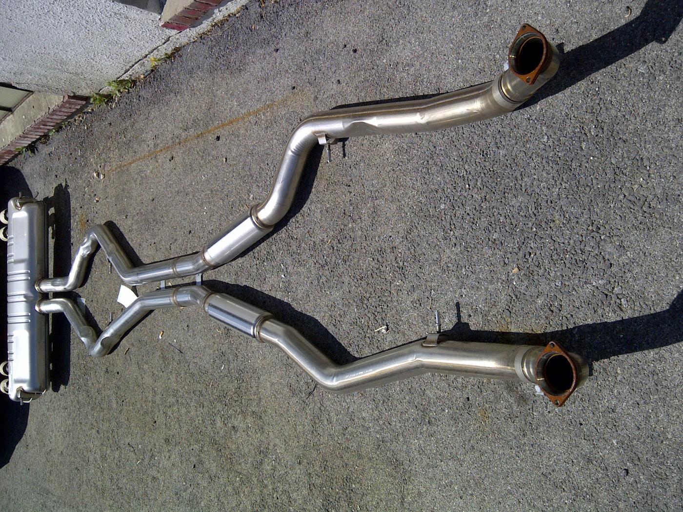 Check out the dimpled pipes. That can't be good for flow.